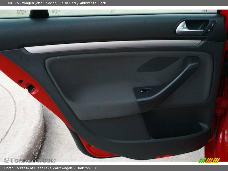 Salsa Red / Anthracite Black 2008 Volkswagen Jetta S Sedan