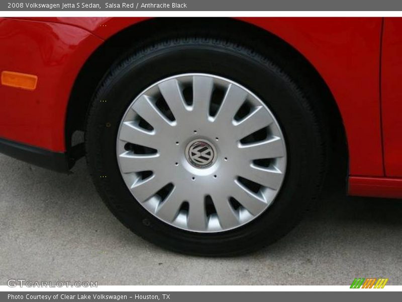 Salsa Red / Anthracite Black 2008 Volkswagen Jetta S Sedan