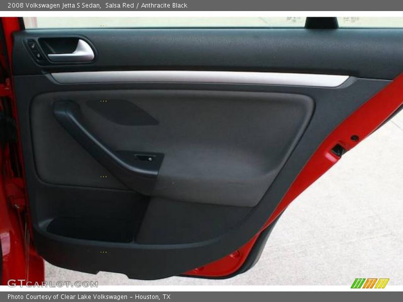 Salsa Red / Anthracite Black 2008 Volkswagen Jetta S Sedan
