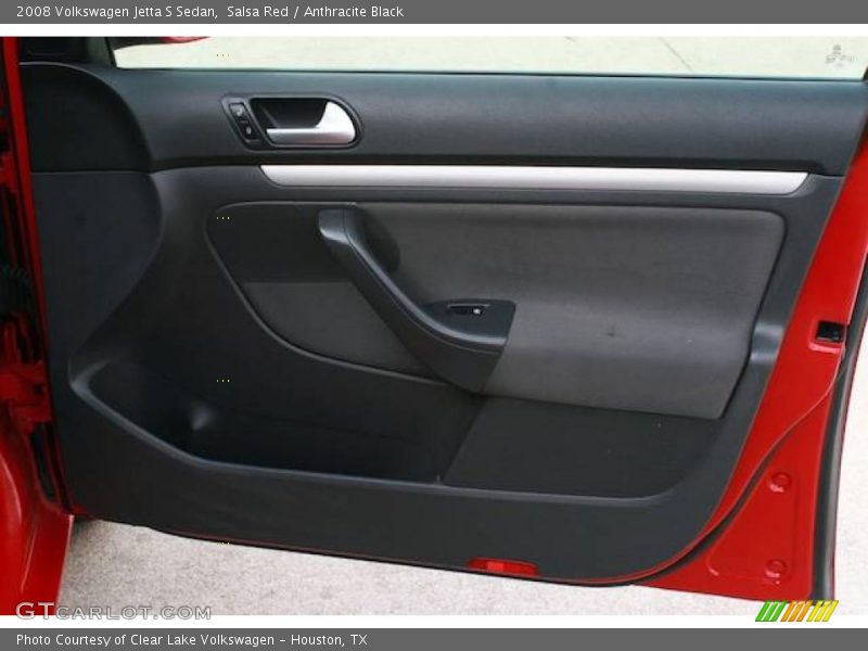Salsa Red / Anthracite Black 2008 Volkswagen Jetta S Sedan