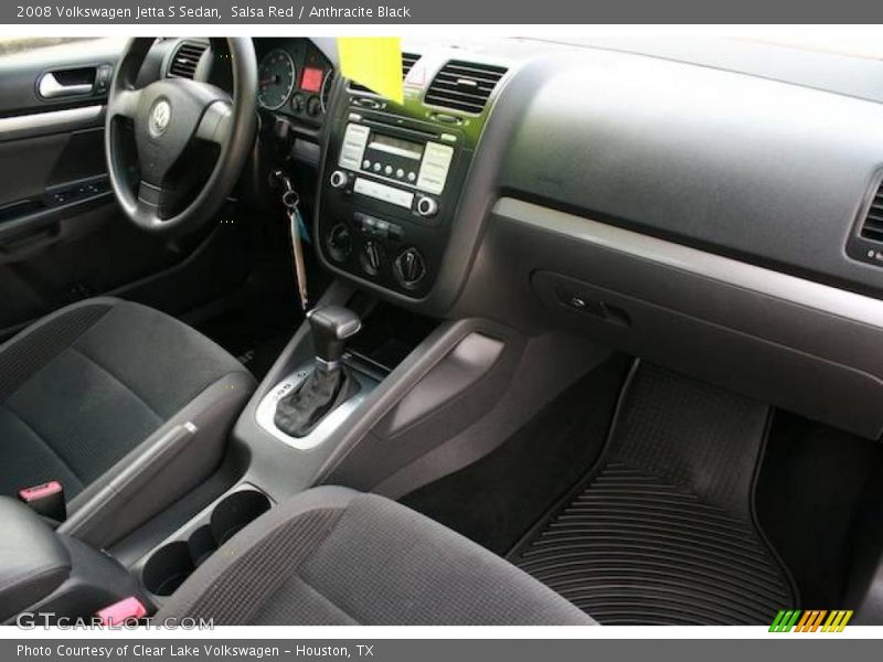 Salsa Red / Anthracite Black 2008 Volkswagen Jetta S Sedan