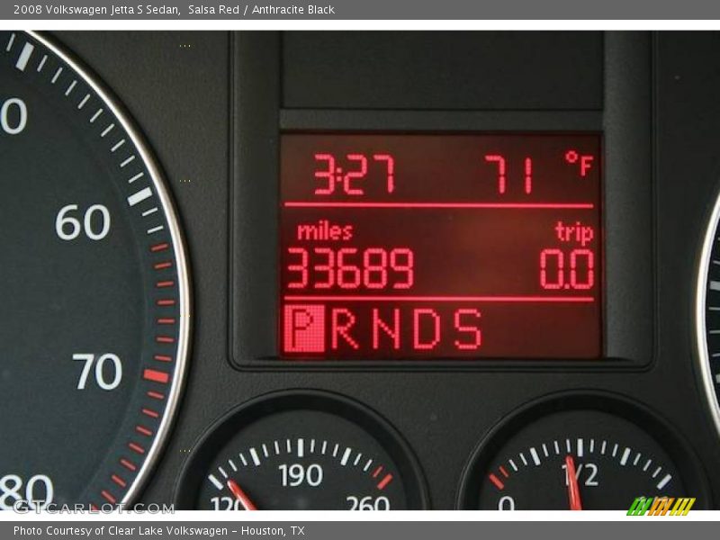 Salsa Red / Anthracite Black 2008 Volkswagen Jetta S Sedan