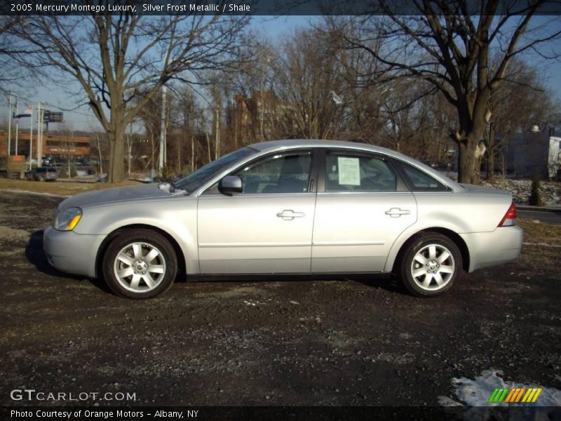 Silver Frost Metallic / Shale 2005 Mercury Montego Luxury