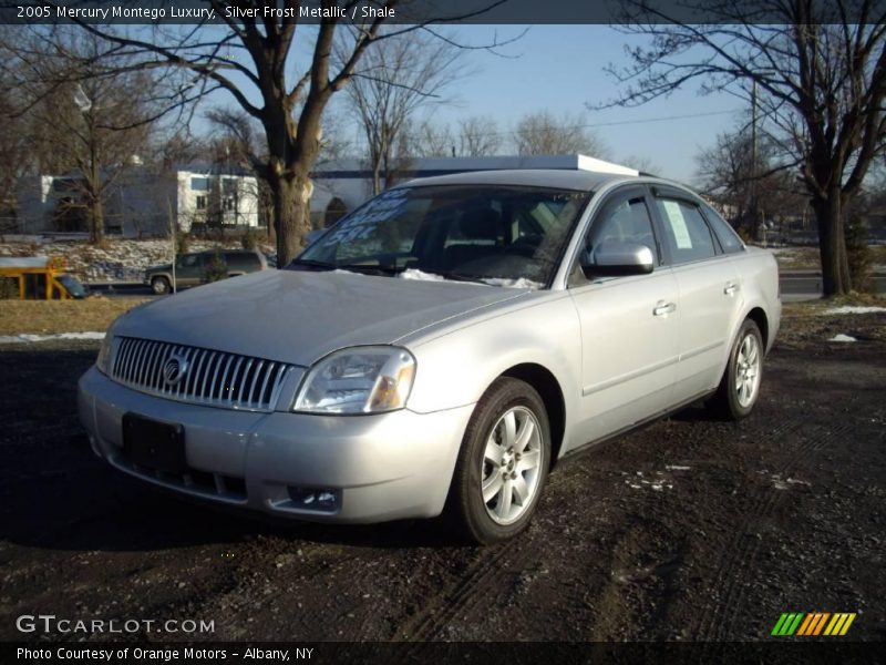 Silver Frost Metallic / Shale 2005 Mercury Montego Luxury