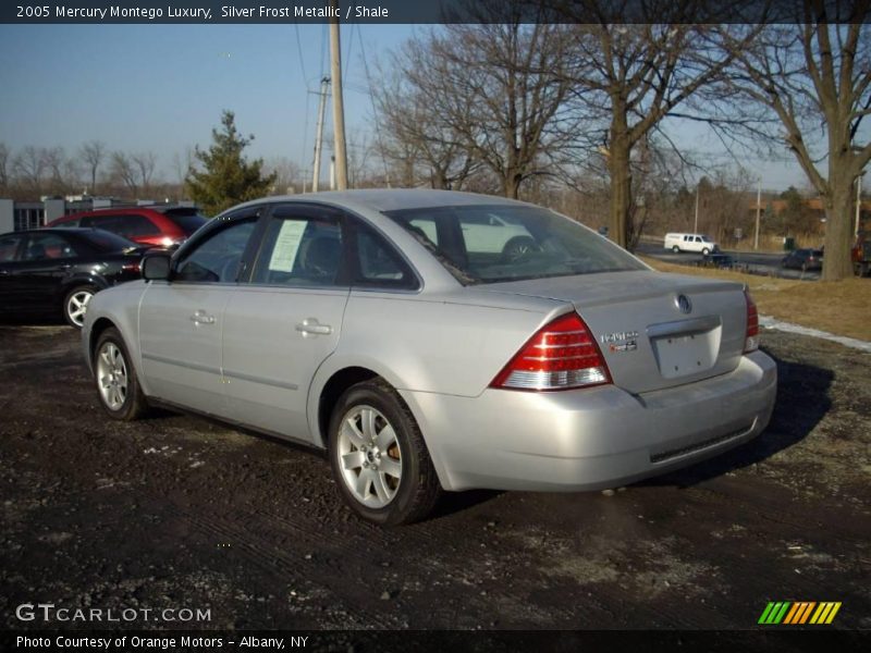 Silver Frost Metallic / Shale 2005 Mercury Montego Luxury