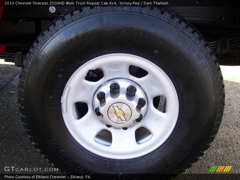 Victory Red / Dark Titanium 2010 Chevrolet Silverado 3500HD Work Truck Regular Cab 4x4