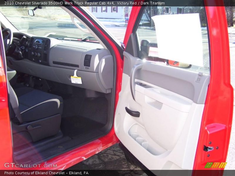 Victory Red / Dark Titanium 2010 Chevrolet Silverado 3500HD Work Truck Regular Cab 4x4