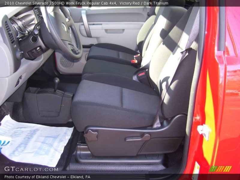 Victory Red / Dark Titanium 2010 Chevrolet Silverado 3500HD Work Truck Regular Cab 4x4