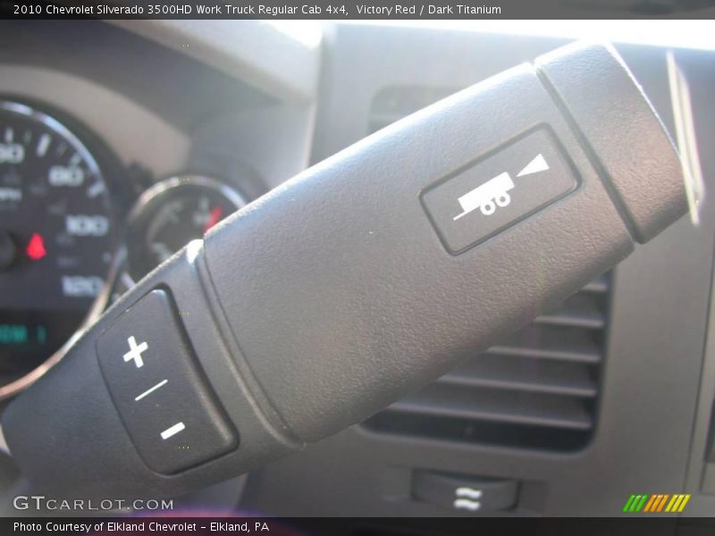 Victory Red / Dark Titanium 2010 Chevrolet Silverado 3500HD Work Truck Regular Cab 4x4