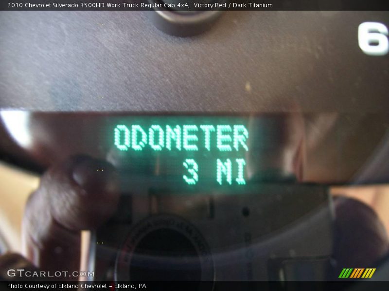 Victory Red / Dark Titanium 2010 Chevrolet Silverado 3500HD Work Truck Regular Cab 4x4