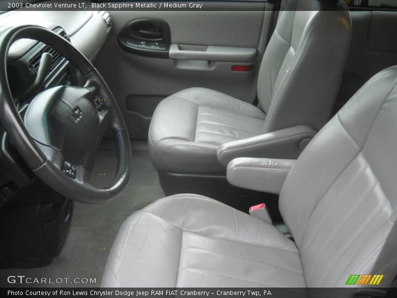 Black Sapphire Metallic / Medium Gray 2003 Chevrolet Venture LT