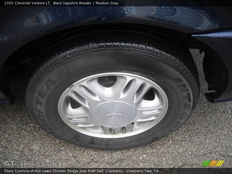 Black Sapphire Metallic / Medium Gray 2003 Chevrolet Venture LT