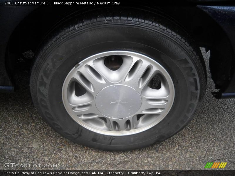 Black Sapphire Metallic / Medium Gray 2003 Chevrolet Venture LT