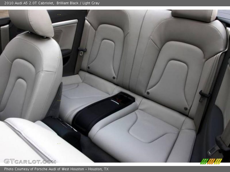 Brilliant Black / Light Gray 2010 Audi A5 2.0T Cabriolet