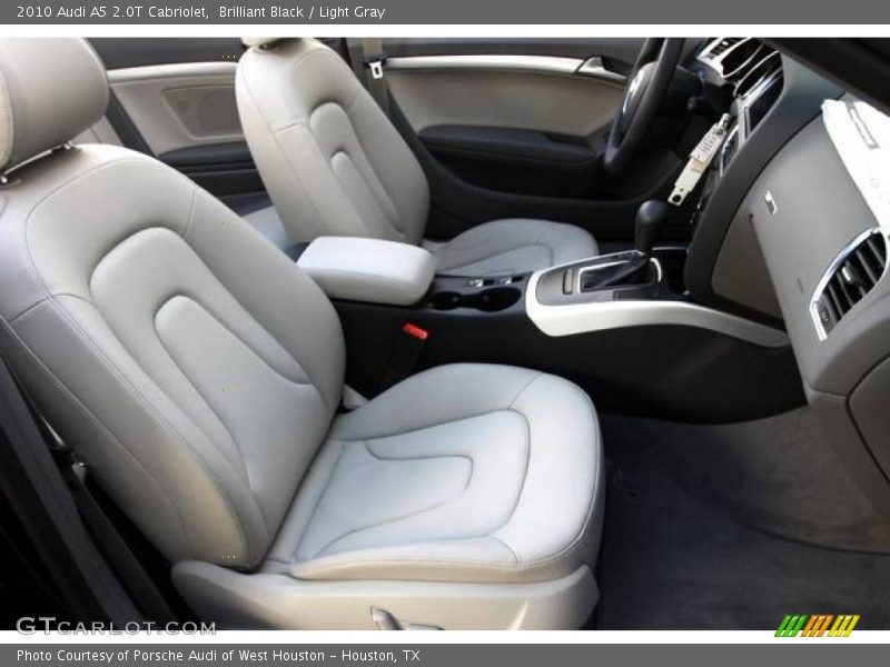 Brilliant Black / Light Gray 2010 Audi A5 2.0T Cabriolet