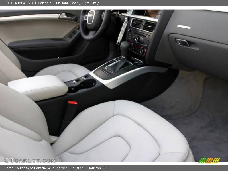 Brilliant Black / Light Gray 2010 Audi A5 2.0T Cabriolet