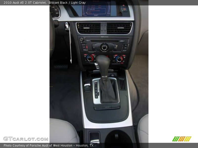 Brilliant Black / Light Gray 2010 Audi A5 2.0T Cabriolet