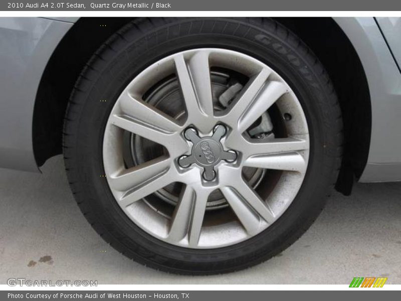 Quartz Gray Metallic / Black 2010 Audi A4 2.0T Sedan