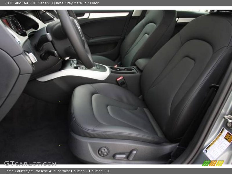 Quartz Gray Metallic / Black 2010 Audi A4 2.0T Sedan