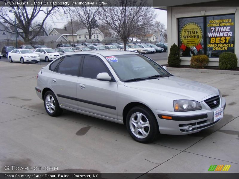 Sterling Silver / Gray 2006 Hyundai Elantra GT Hatchback