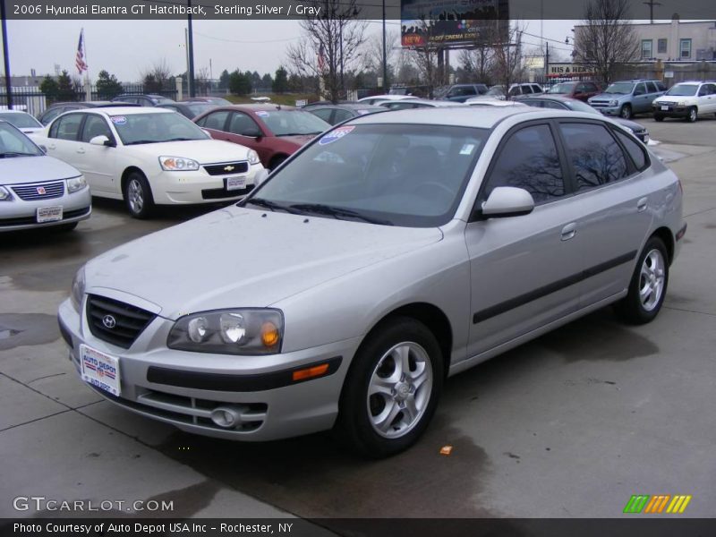 Sterling Silver / Gray 2006 Hyundai Elantra GT Hatchback