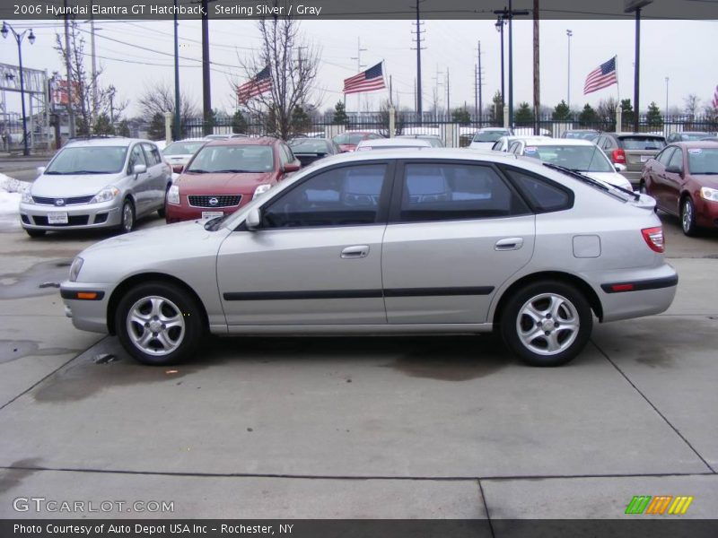Sterling Silver / Gray 2006 Hyundai Elantra GT Hatchback