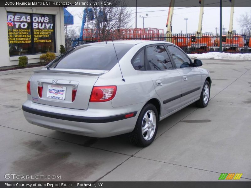Sterling Silver / Gray 2006 Hyundai Elantra GT Hatchback