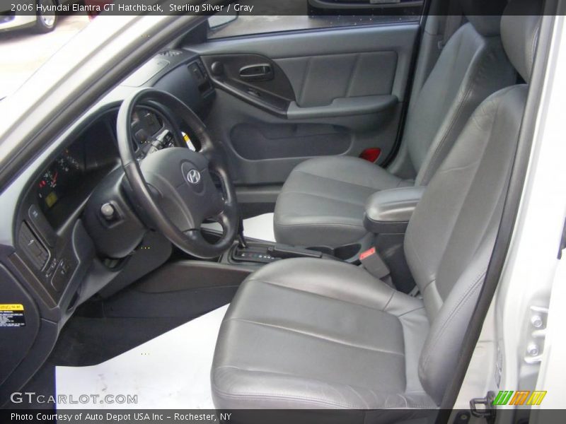 Sterling Silver / Gray 2006 Hyundai Elantra GT Hatchback