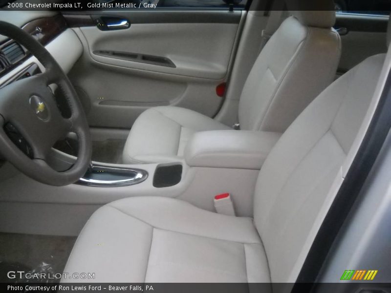 Gold Mist Metallic / Gray 2008 Chevrolet Impala LT