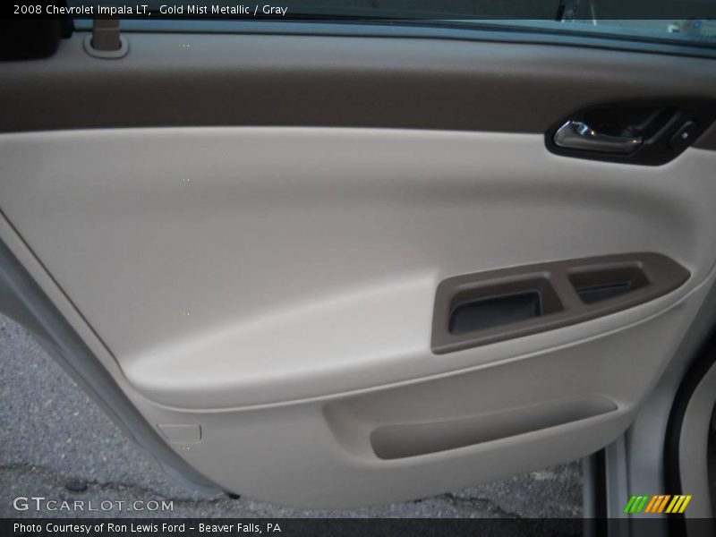 Gold Mist Metallic / Gray 2008 Chevrolet Impala LT