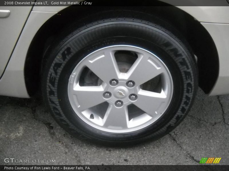 Gold Mist Metallic / Gray 2008 Chevrolet Impala LT