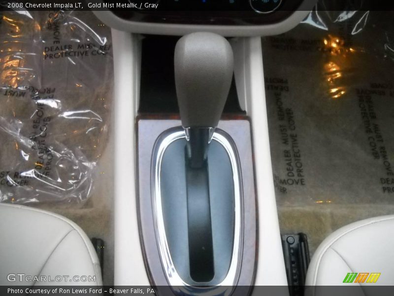 Gold Mist Metallic / Gray 2008 Chevrolet Impala LT