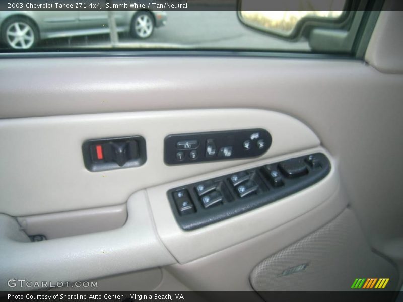Summit White / Tan/Neutral 2003 Chevrolet Tahoe Z71 4x4