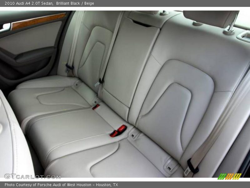 Brilliant Black / Beige 2010 Audi A4 2.0T Sedan