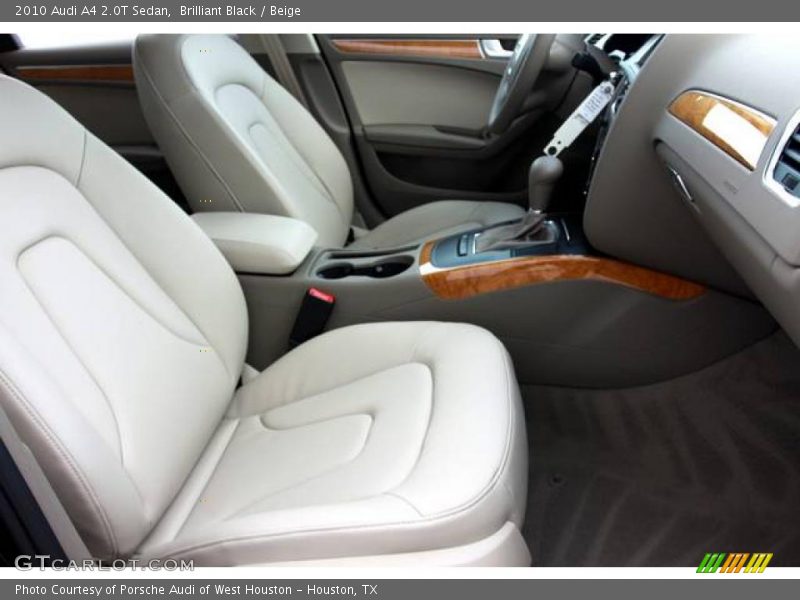 Brilliant Black / Beige 2010 Audi A4 2.0T Sedan