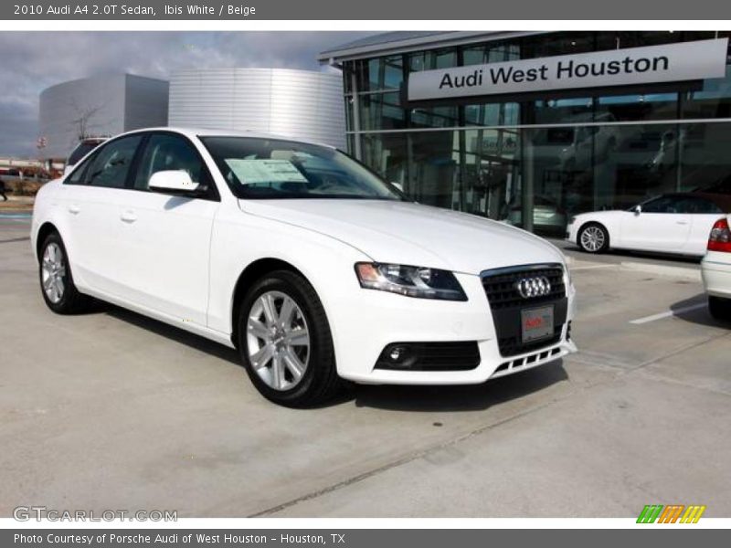 Ibis White / Beige 2010 Audi A4 2.0T Sedan