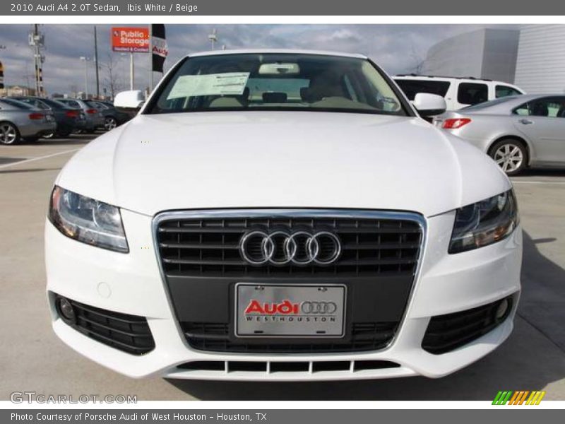 Ibis White / Beige 2010 Audi A4 2.0T Sedan