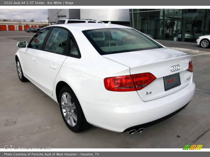 Ibis White / Beige 2010 Audi A4 2.0T Sedan