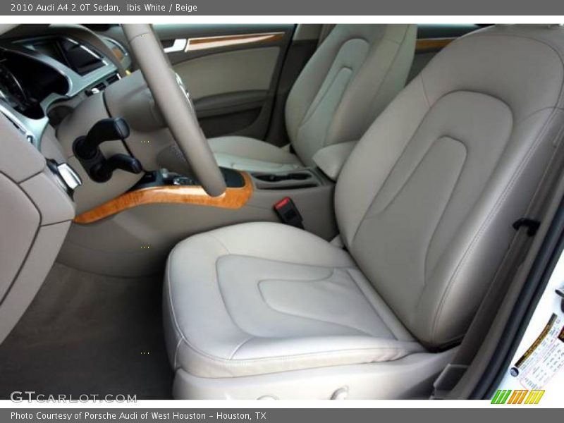 Ibis White / Beige 2010 Audi A4 2.0T Sedan