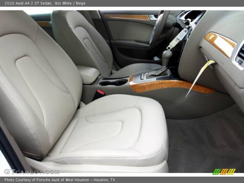 Ibis White / Beige 2010 Audi A4 2.0T Sedan