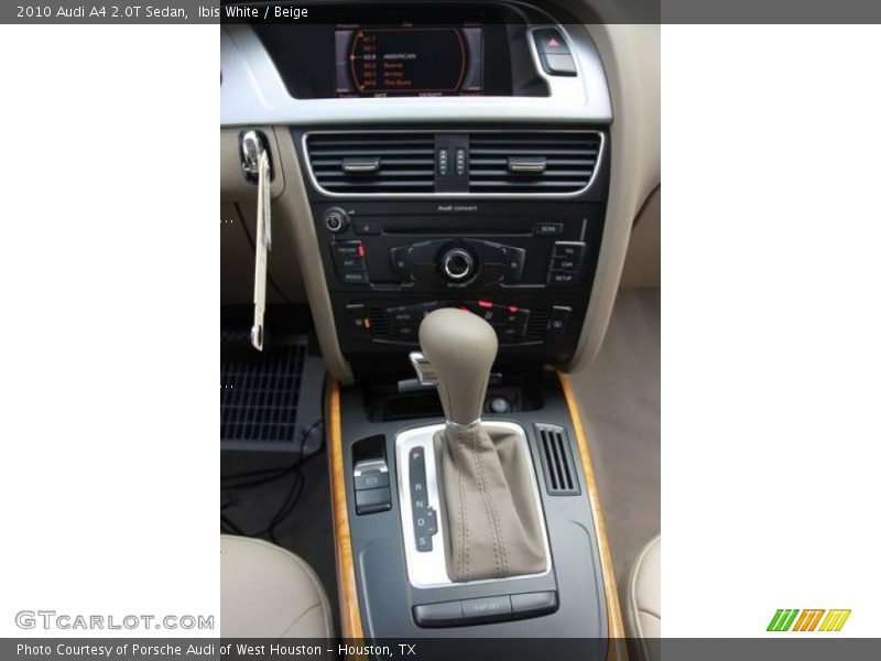 Ibis White / Beige 2010 Audi A4 2.0T Sedan