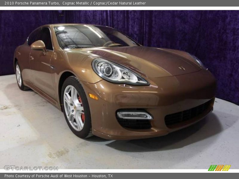 Cognac Metallic / Cognac/Cedar Natural Leather 2010 Porsche Panamera Turbo