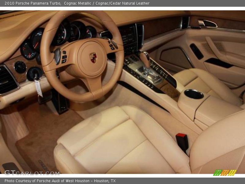 Cognac Metallic / Cognac/Cedar Natural Leather 2010 Porsche Panamera Turbo
