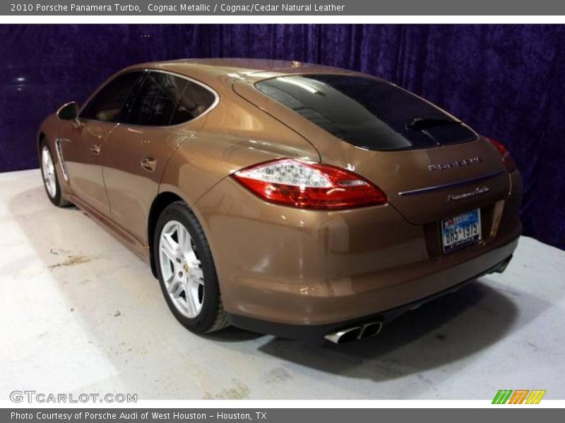 Cognac Metallic / Cognac/Cedar Natural Leather 2010 Porsche Panamera Turbo