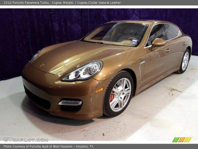 Cognac Metallic / Cognac/Cedar Natural Leather 2010 Porsche Panamera Turbo