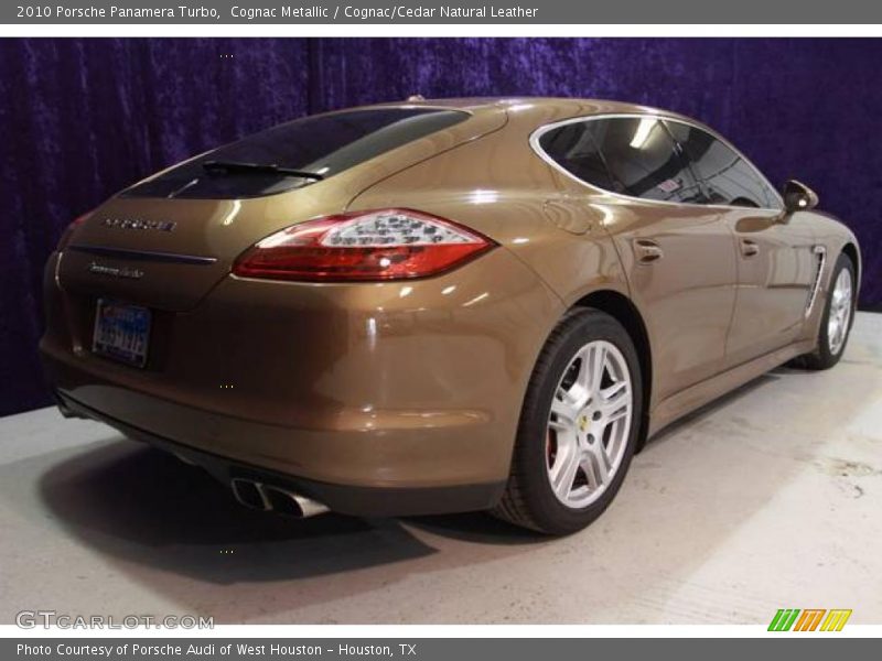 Cognac Metallic / Cognac/Cedar Natural Leather 2010 Porsche Panamera Turbo