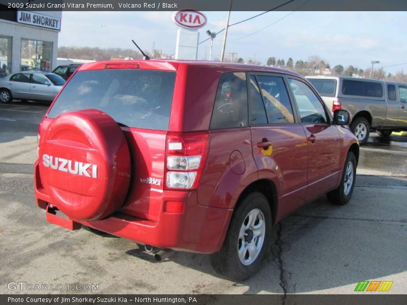 Volcano Red / Black 2009 Suzuki Grand Vitara Premium