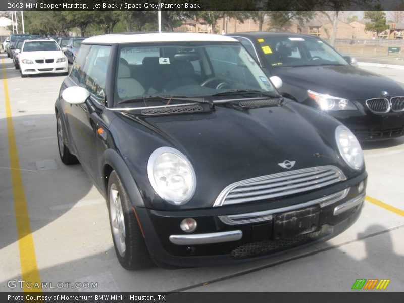 Jet Black / Space Grey/Panther Black 2003 Mini Cooper Hardtop