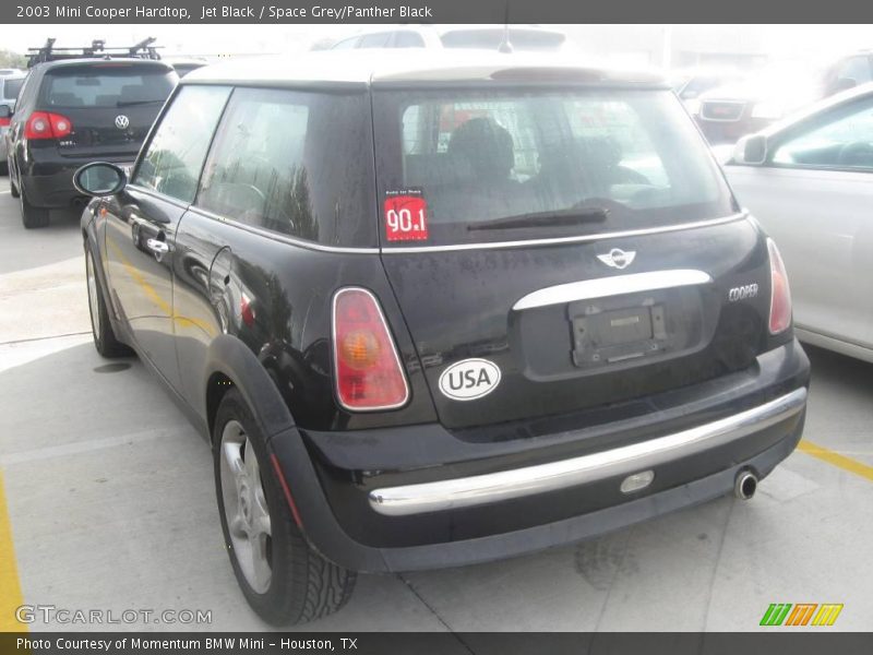 Jet Black / Space Grey/Panther Black 2003 Mini Cooper Hardtop