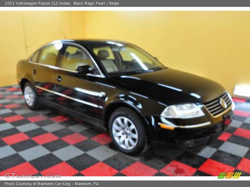 Black Magic Pearl / Beige 2001 Volkswagen Passat GLS Sedan